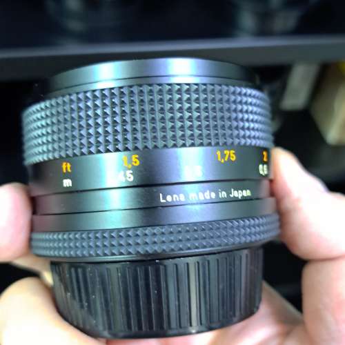 Contax Carl Zeiss Planar 50mm F1.4 (CY Mount) AEJ (SN:592xxxx）