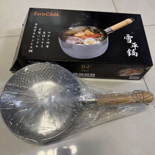 全新 雪平鍋 18cm 不鏽鋼 Sus430 Eurocook pan 煮食