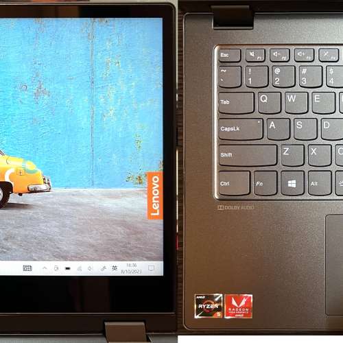 95%新 Lenovo Ideapad C340-14API, Ryzen 5 3500U, 12GB RAM, 新256GB SSD, 觸控屏...