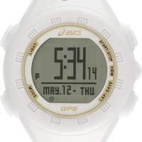 ASICS 純白矽帶運動錶 AG01GPS