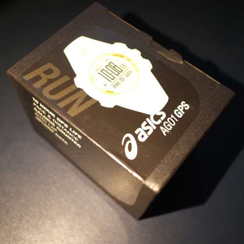 ASICS 純白矽帶運動錶 AG01GPS