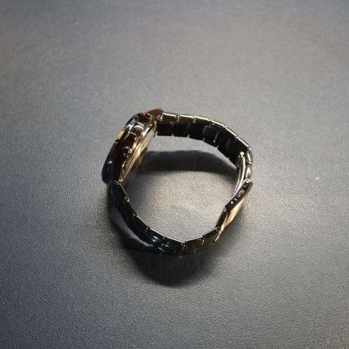 PULSAR 太陽能男士黑鋼計時碗錶