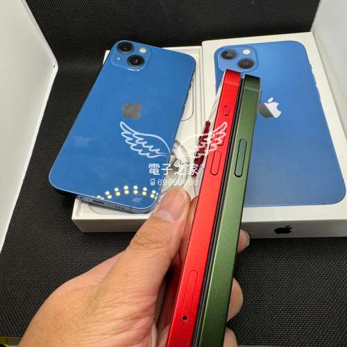 (13港行)Apple Iphone 13  藍/黑/紅 128 256 512 gb  😍歡迎使用消費券 香港行貨😍