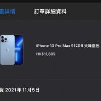 iPhone 13 Pro Max 512GB 天峰藍色