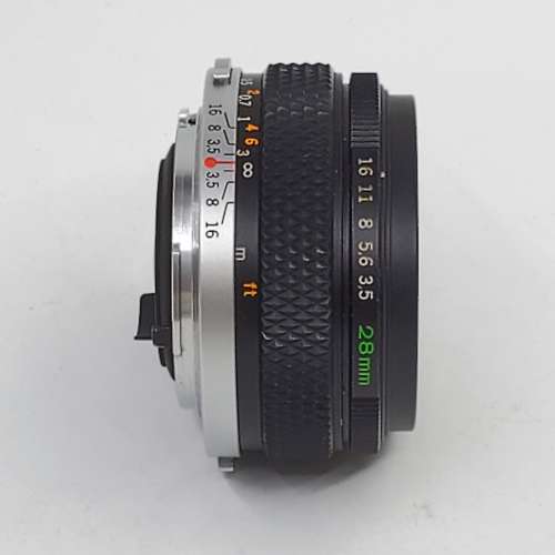 Olympus 28mm F3.5 手動老鏡 No. 329949