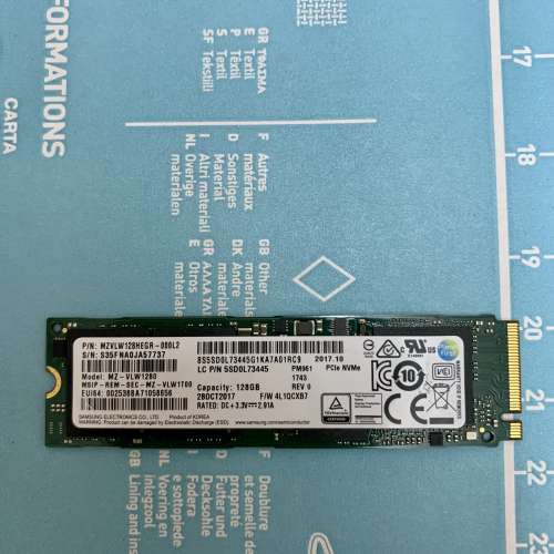 SAMSUNG PM961 128G SSD