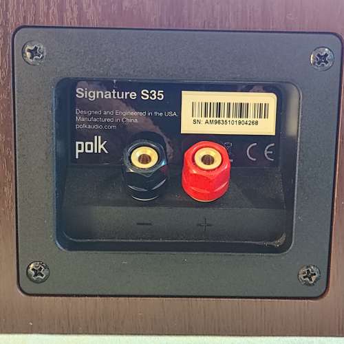 Polk Audio S35 黑色中置喇叭