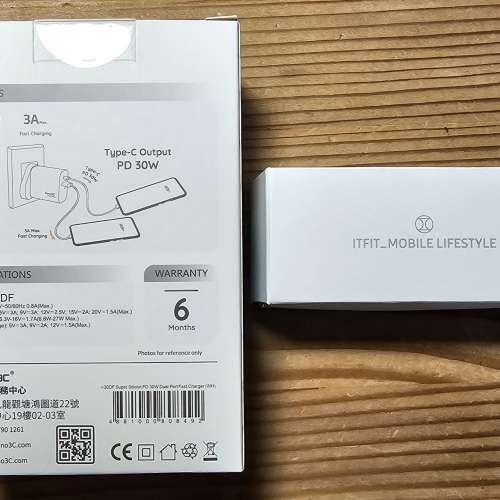 inno3C i-30DF PD 30W 雙輸出快速充電器
