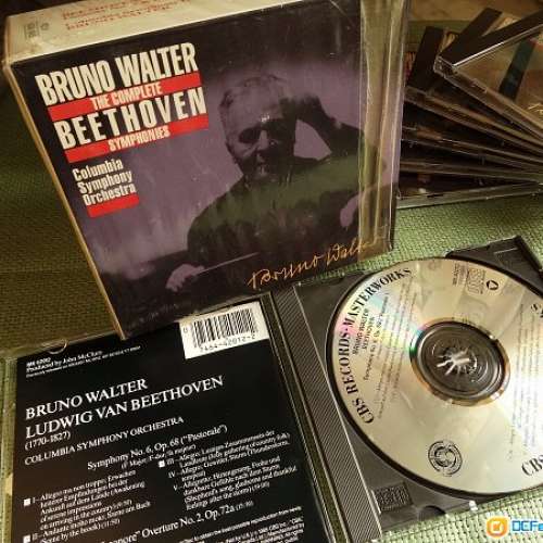 殿堂級CD complete Beethoven sym 1-9/bruno walter $1500
