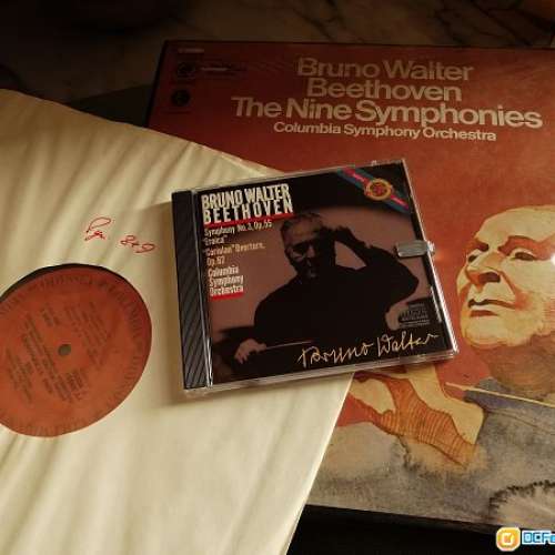 殿堂級CD complete Beethoven sym 1-9/bruno walter $1500
