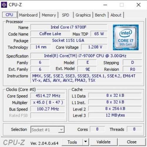 9700K  +ASUS ROG STRIX Z390-F Gaming 底板連背板