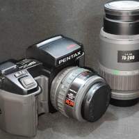 Pentax SFXN film camera + 35-70 + 70-200