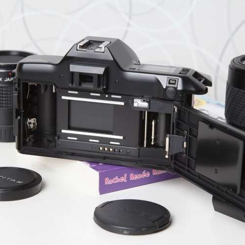 Ricoh 菲林相機 + Pentax 50mm 多配件 極新～！