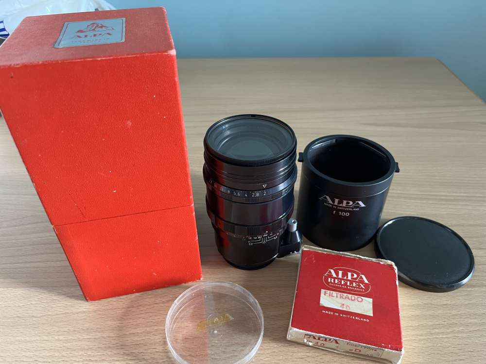 買賣全新及二手手動對焦鏡頭, 攝影產品- Alpa Kinoptik 100mm F2