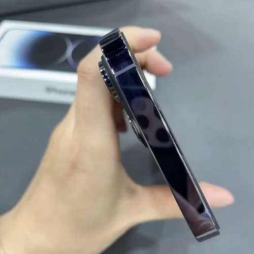 100%NewiPhone14 Pro Max 256GB紫色香港行 貨 Apple保養至2024年 7月28日 全套有盒...