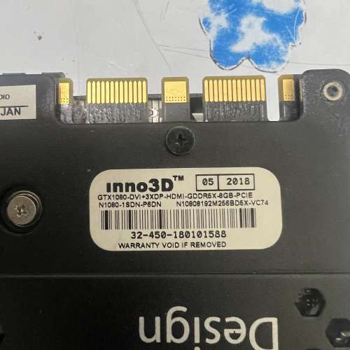 Inno 3D GTX1080 8GB