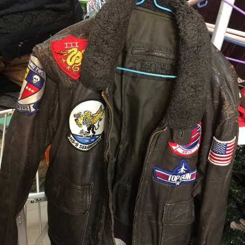 USN G1 Leather Jacket Top Gun