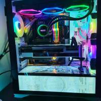 高端RGB 水冷i7 第8代 電競高階遊戲打機剪片台式主機，高配16G 記憶體，Radeon R9 ...