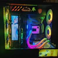 RGB水冷遊戲電腦主機九代i7-第9代/144hz高刷電競/遊戲. 剪片獨顯 4G/16g內存/1TB S...