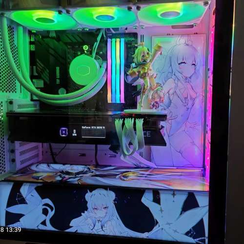 電競RGB水冷英特爾(Intel) i7 7700 7代電腦主機 92萬跑分 ，R9 370 4G 遊戲獨立顯示...