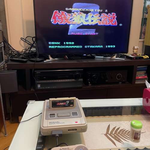 Nintendo 超級任天堂 連餓狼傳說 2 遊戲帶 全正常