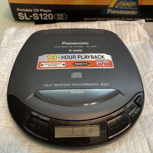 PANASINIC SL-S120 DISCMAN WALKMAN CD PLAYER 全正常，九成新