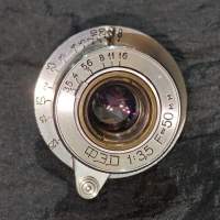 indian starr 50/3.5 印度斯塔爾 伸縮版 Lens silver L39