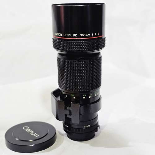 Canon FD 300mm f4 L 菲林相機 手動對焦鏡頭 長焦 L鏡