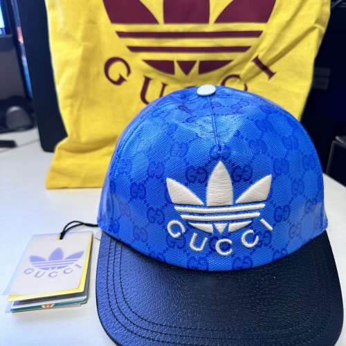 Gucci X Adidas hat in blue