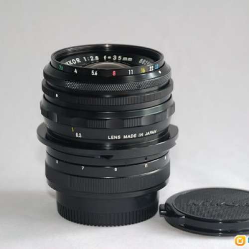 Nikon PC-Nikkor 35mm f/2.8移軸鏡 (non-Ai)收藏級