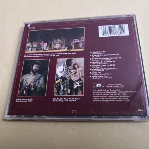 ERIC CLAPTON LIVE IN THE SEVENTIES 美版銀圈