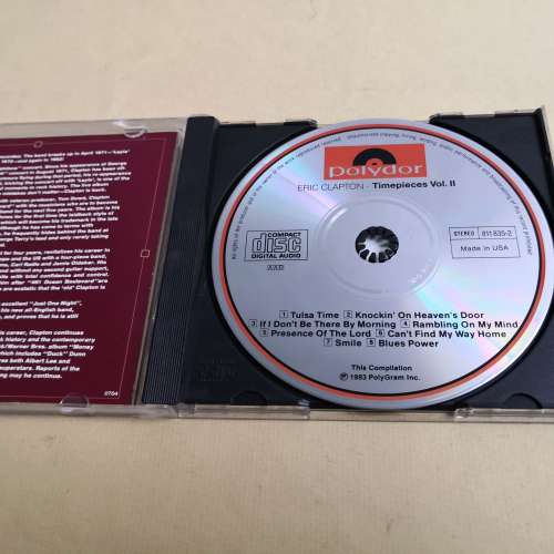 ERIC CLAPTON LIVE IN THE SEVENTIES 美版銀圈