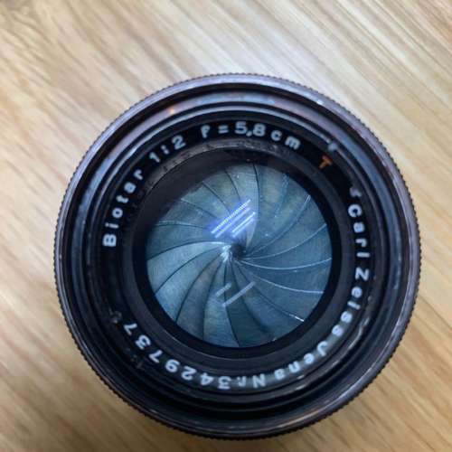 Carl Zeiss Jena Biotar T 58mm F2.0 (Black & Very Rare) - Exakta Mount