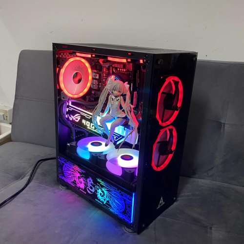 高端RGBi7 6700電競剪片台式電腦主機，頂配16G 記憶體，1TB Samsung 870 SSD固態硬...