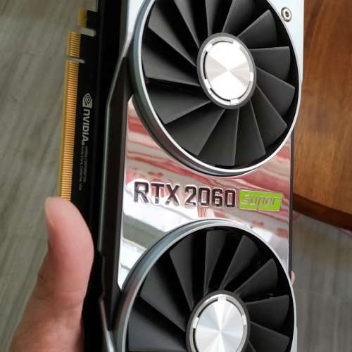 公板 2060 S , Nvidia RTX 2060 Super Founders Edition
