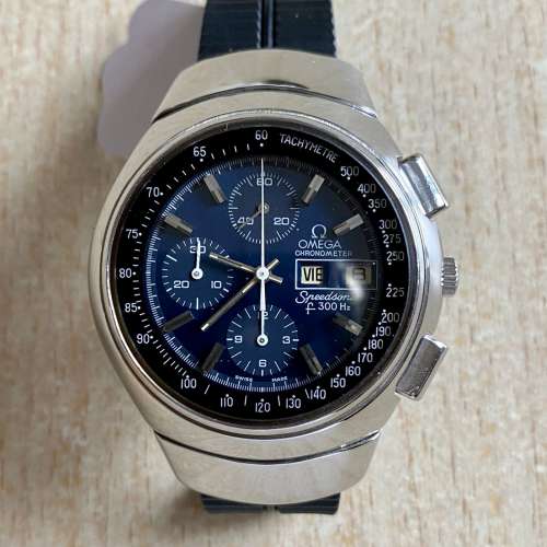 Omega Chronometer Speedsonic  f300Hz 188.0001 388.0800 龍蝦計時音叉手錶 稀少藍...