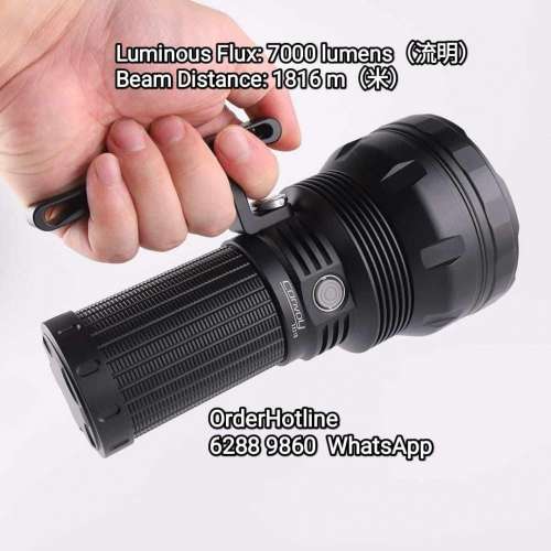電筒 射程1816米 最高亮度7000流明。USB-C直充(3A) Flashlight 🔦 Torch