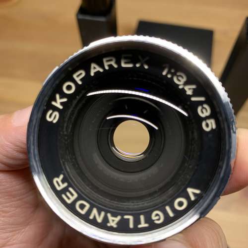 Voigtlander Skoparex 35mm F3.4 (0.4m version & DKL mount) 珠戒 + 原裝UV filter