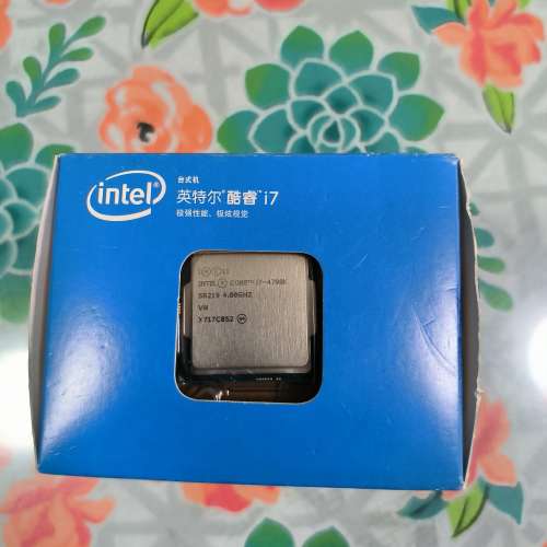 全新cpu intel i7-4790k, 4.0ghz, 8mb, LGA1150,  有盒