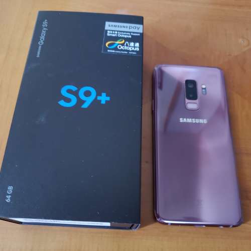 行貨SAMSUNG三星S9+ 紫色6+128GB 6.2吋 雙SIM卡9成9新
