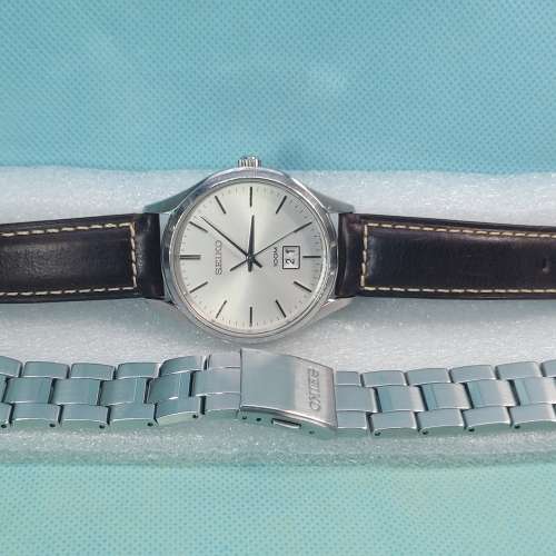 SEIKO quartz 精工石英鋼腕錶