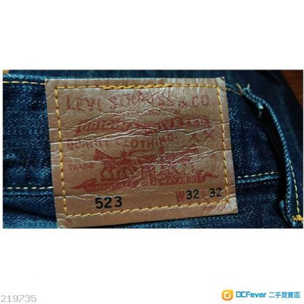 Levi levi’s 523 blue jeans W32 L32 REGULAR FIT 全新正貨