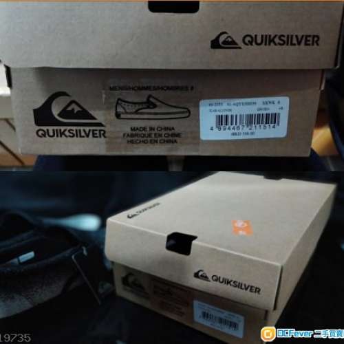 quiksilver 滑板鞋 全新有盒 正版正貨