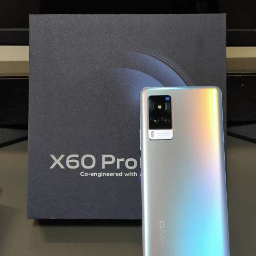 100% 正常 行貨 Vivo X60 Pro (微光藍) Zeiss鏡頭 微雲台 12GB+256GB