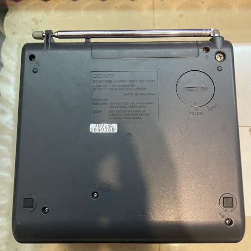 sony icf-cd1000 鬧鐘 radio discman walkman cd player 全正常，八成新