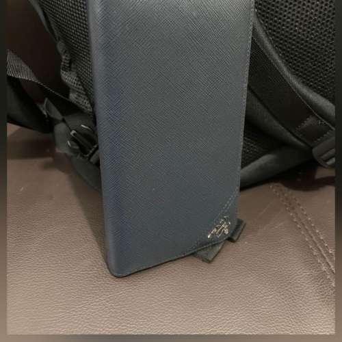 PRADA 男士 深藍 長銀包