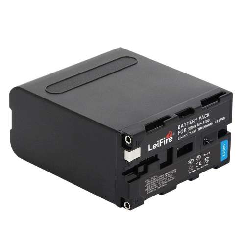 LEIFIRE NP-F990 L-Series Info-Lithium Battery Pack with USB Type-C PD 10400 mAh