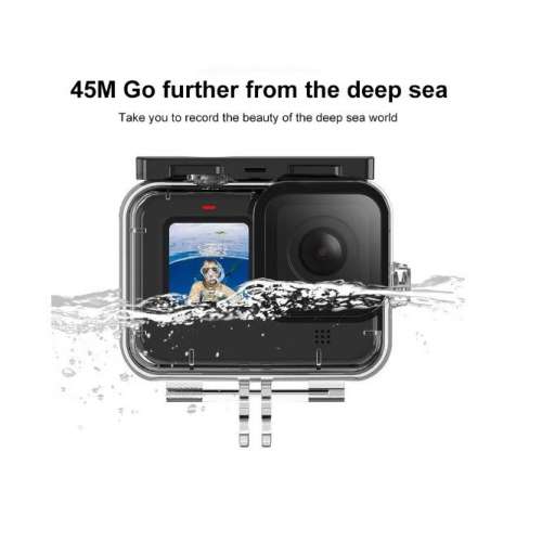 RUIGPRO 45M Waterproof Housing Case With Lens Filter For GoPro Hero 12 Black