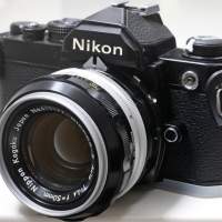 Nikon Nikkor-S 50mm f1.4 non-AI銀咀(三角耳)玻璃 95新古董鏡Canon，A7，Z7，EOSr...