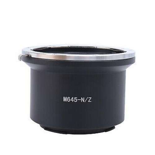 Mamiya M645  Lens To Nikon Z-Mount Mirrorless Cameras Mount Adaptor (金屬接環)